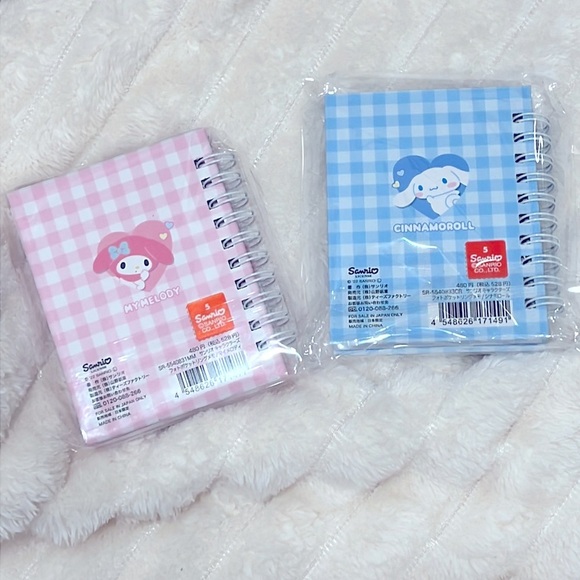 Sanrio notebook set mymelody cinnamoroll - Picture 2 of 2